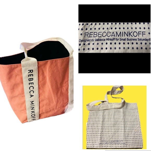 REBECCA MINKOFF Large Tote Bag and Canvas Bag - Picture 1 of 7